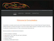 Tablet Screenshot of consulmotive.com.au